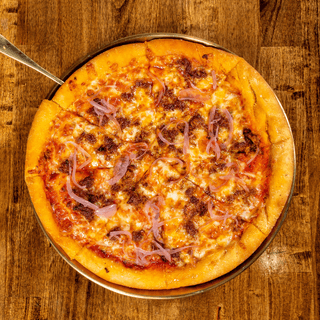 Chorizo & Sunny Eggs Pizza