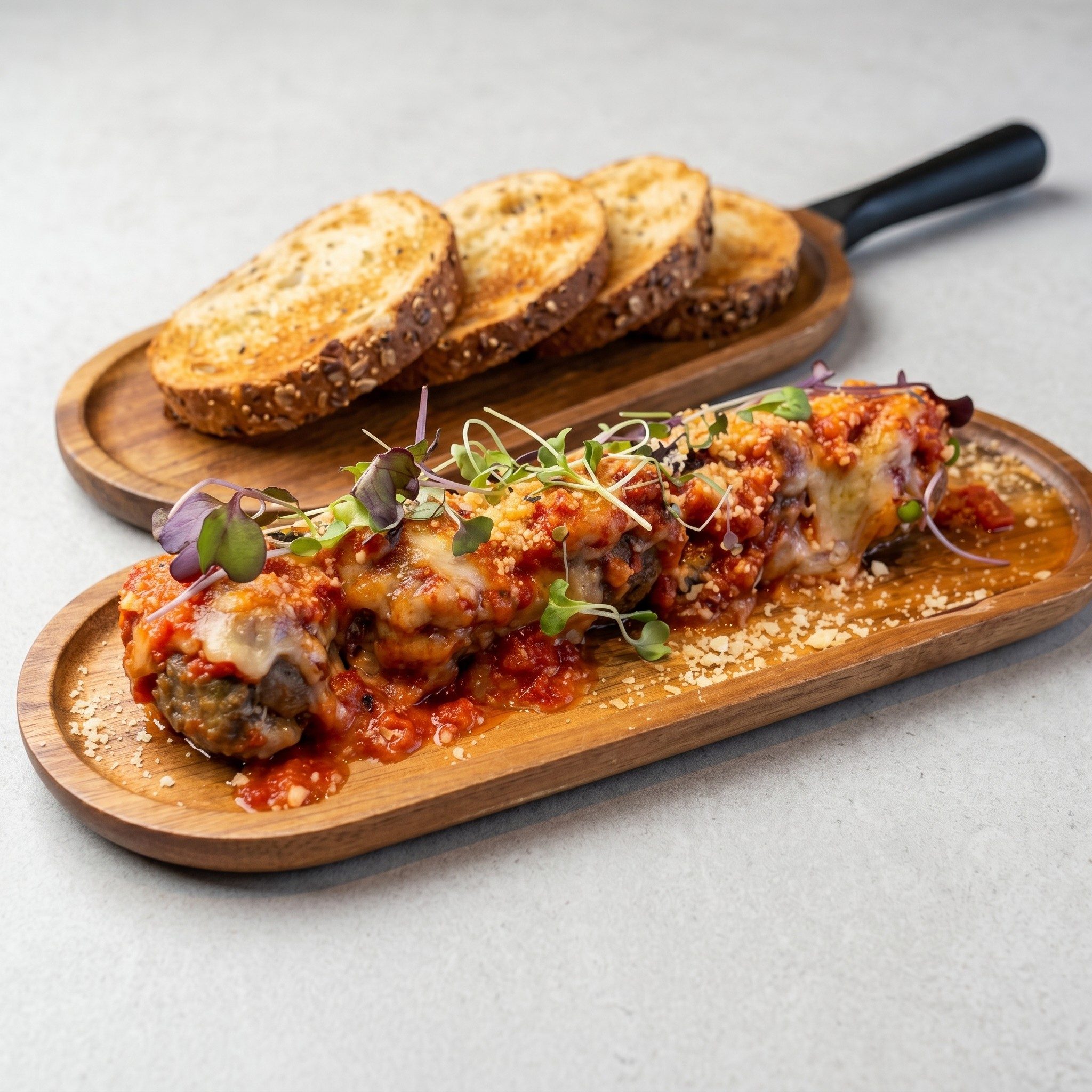 Aegean Meatball Parmesan.